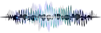 waveform Visual element of an audio waveform